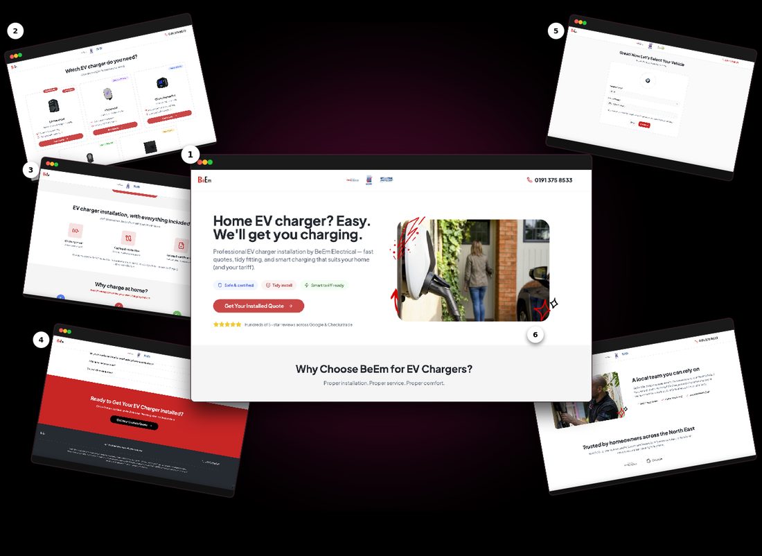 BeEm Electrical website